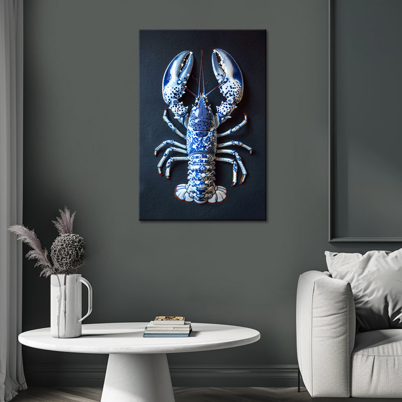 Lobster in Delfts Blauw