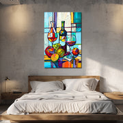 Wanddekoration für den Wein