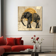 Olifant in sepia Art