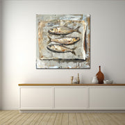 Gemälde 3 Fische