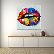 Gemälde Lippen