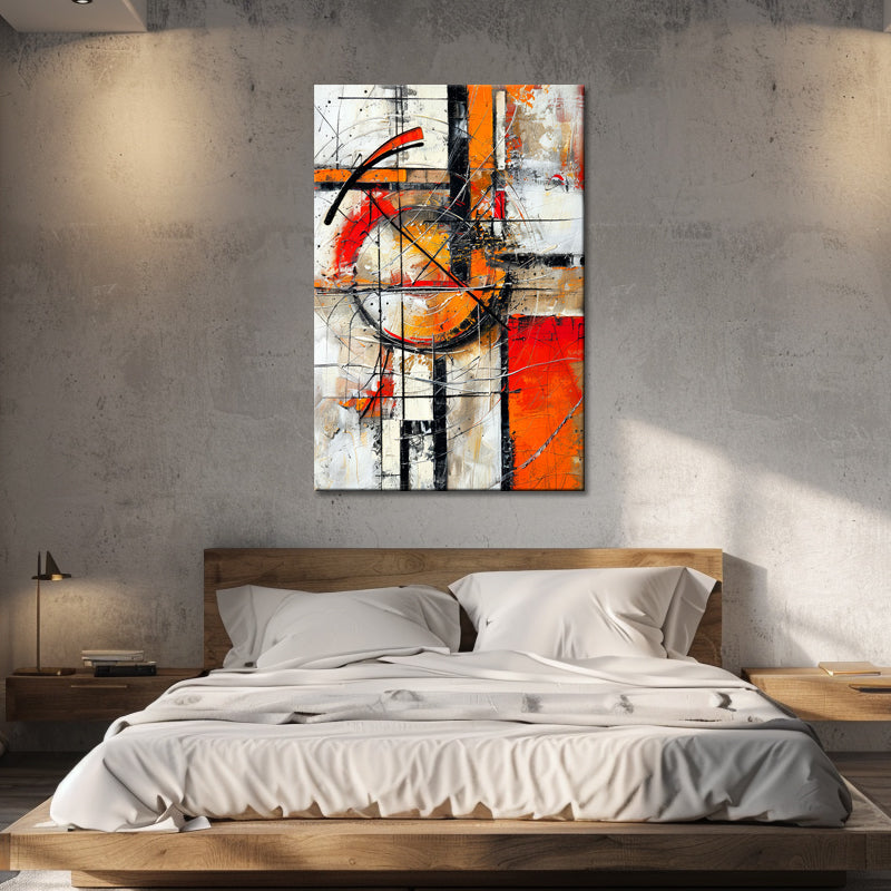 Wanddekoration abstrakt