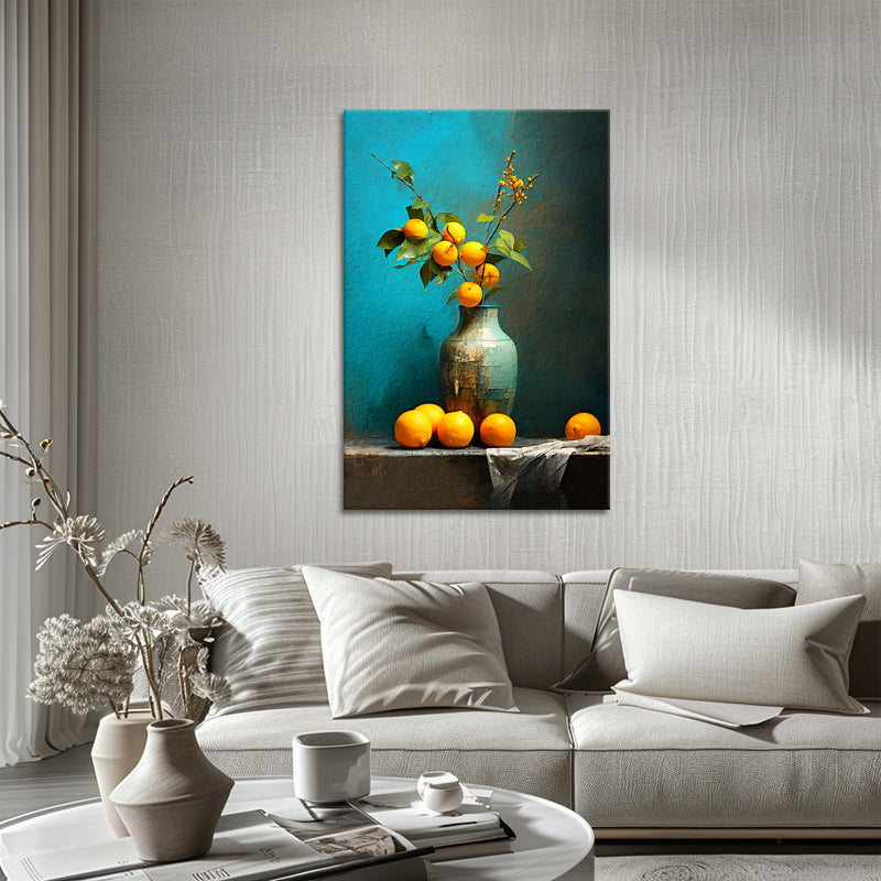 Stilleben mit Orange