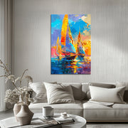 Zeilboot kunst