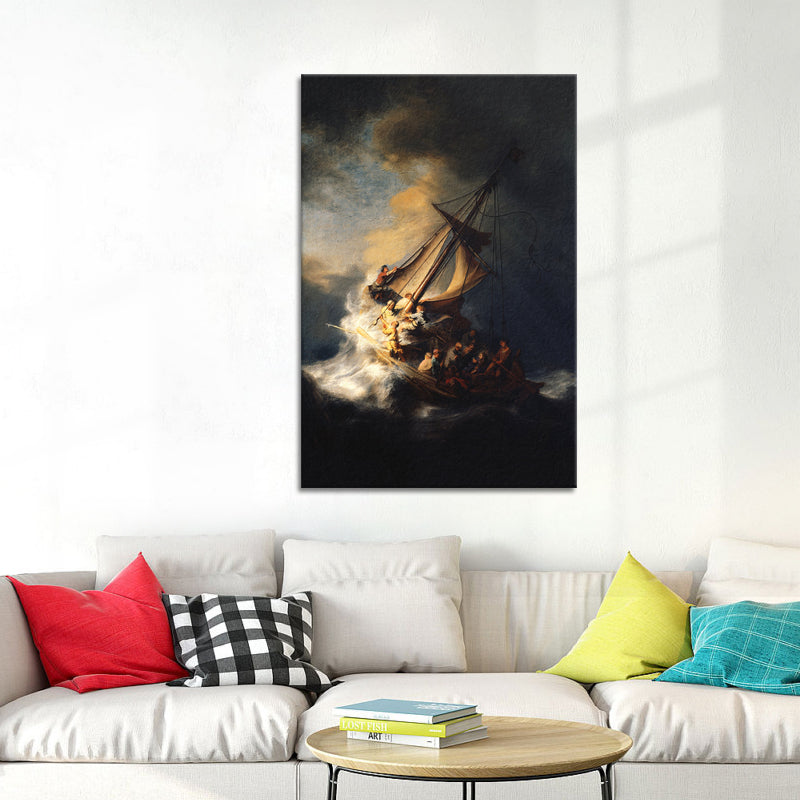 Christus in de storm op het meer van Galilea