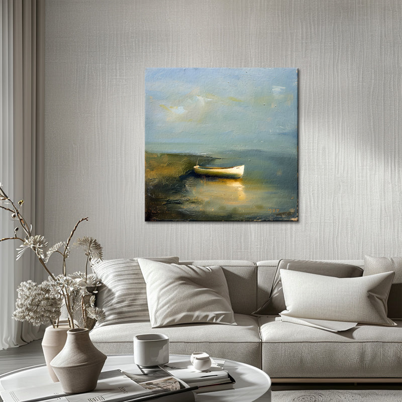 Boot schilderij stilleven