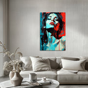 Schilderij Portret van vrouw