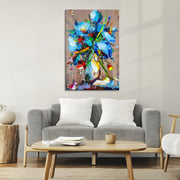 Blauw bloemen