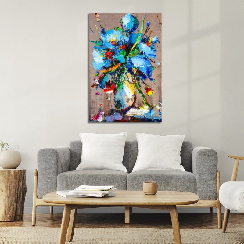 Blauw bloemen