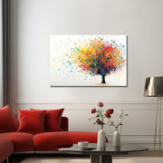 Schilderij kleurrijke boom