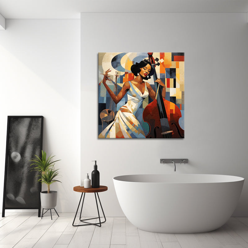 Vrouw en Cello