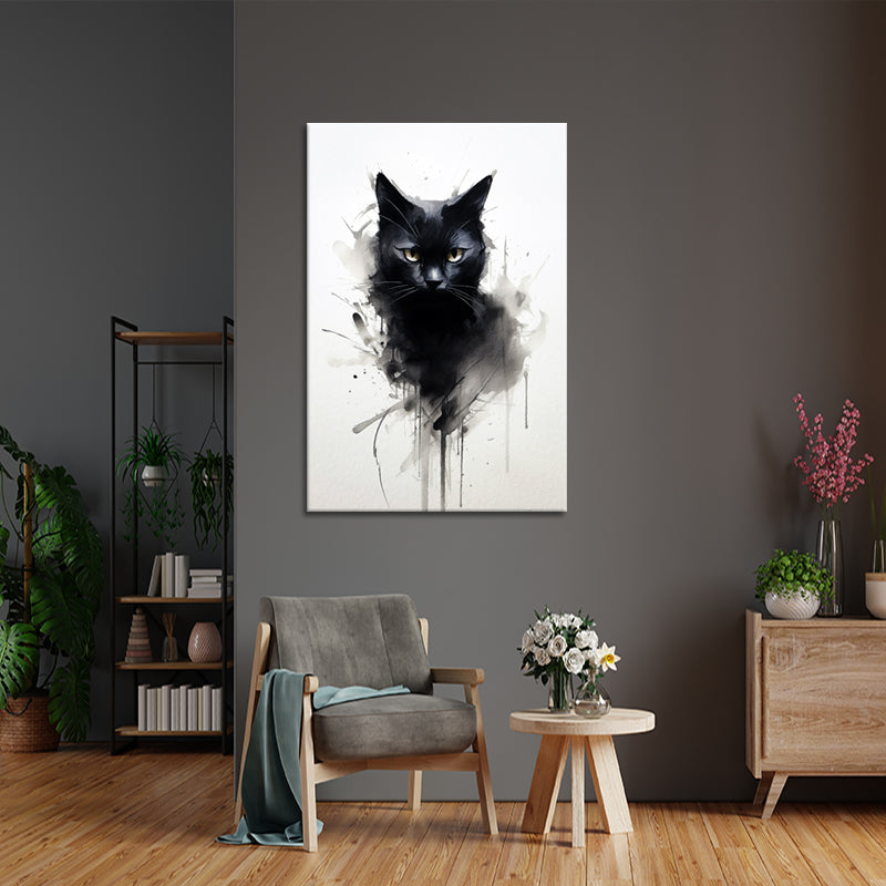 Schwarze Katze