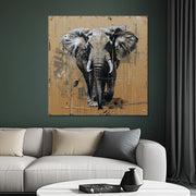 Olifant mixed media