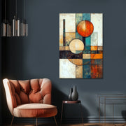 Abstract line schilderij