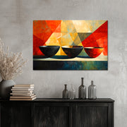 Drie decoratieve potten II