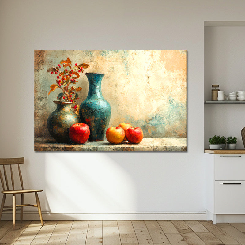 Vasen und Obst