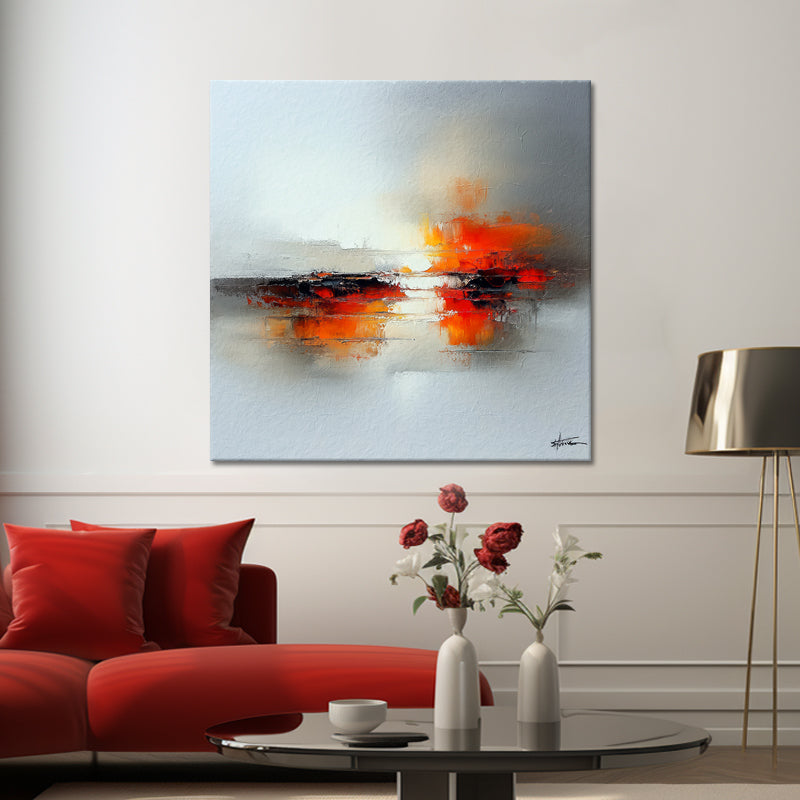 Abstract landschap schilderij III