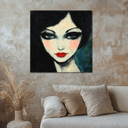 Woman #6 - Kees van Dongen ( inspiratie)