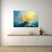 Zeilboot schilderij