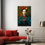 Frida Kahlo met de bloem