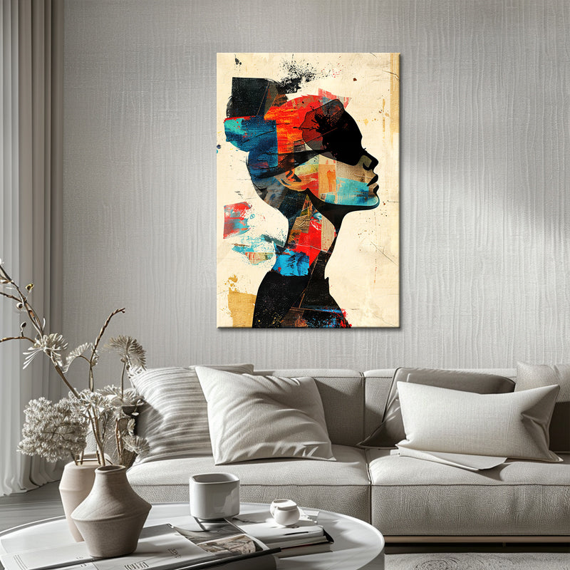 Frau in Abstrakt II