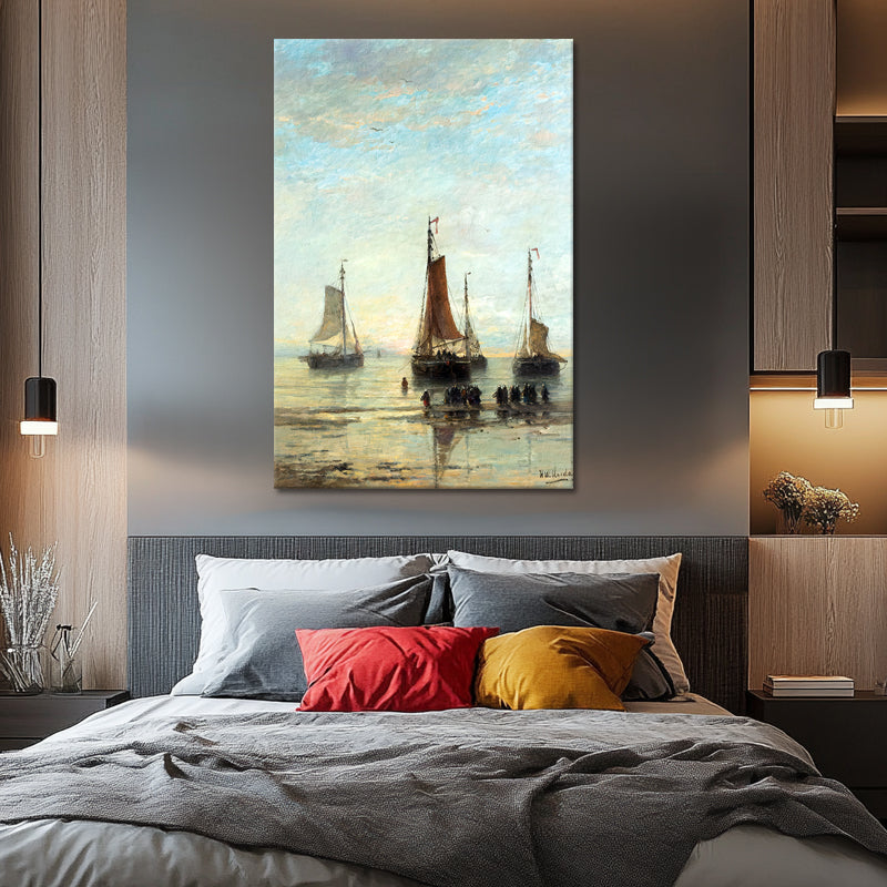 Avondstond op zee - Hendrik Willem Mesdag
