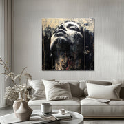 Schilderij vrouw in art