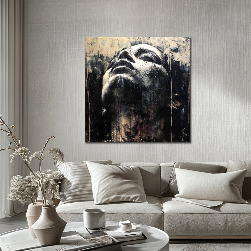 Schilderij vrouw in art