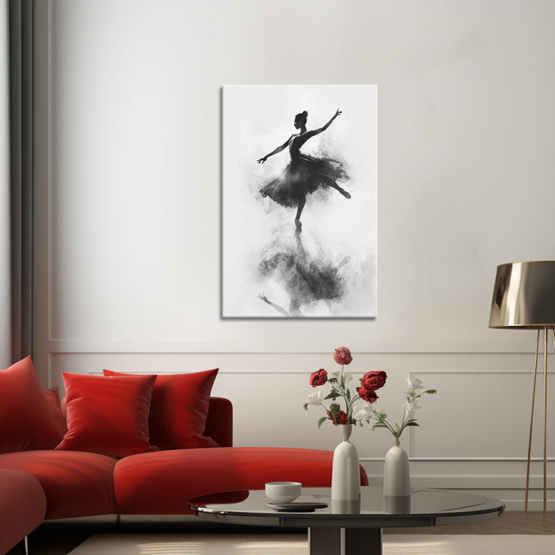 Ballerina schwarz-weiß