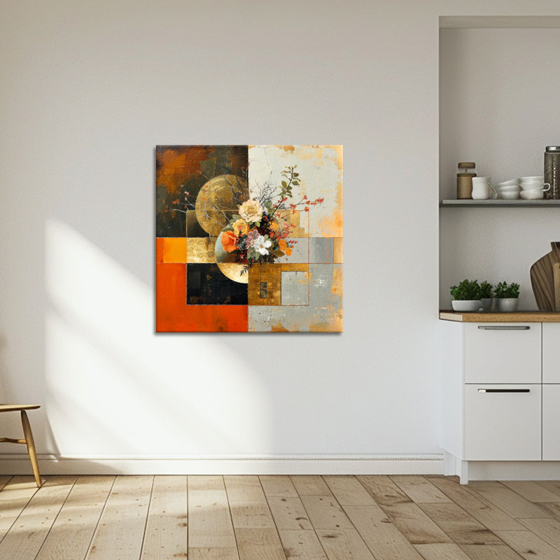 Abstract met bloemen II