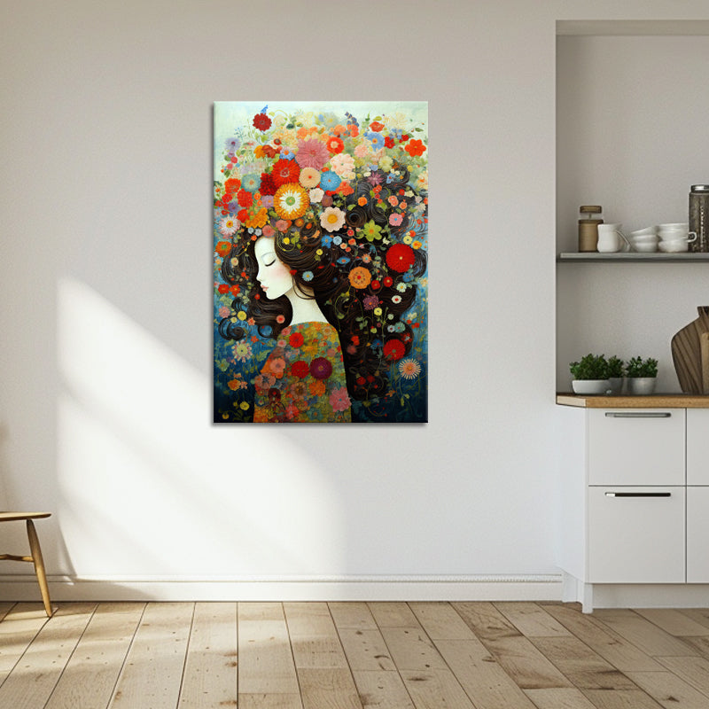 Frau mit Blumen VI