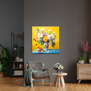 Blumen im authentischen Stil