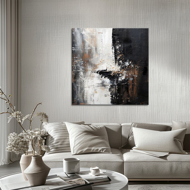 Abstract zwart wit
