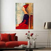 Jeanne Hébuterne in donker kleding -  Amedeo Modigliani