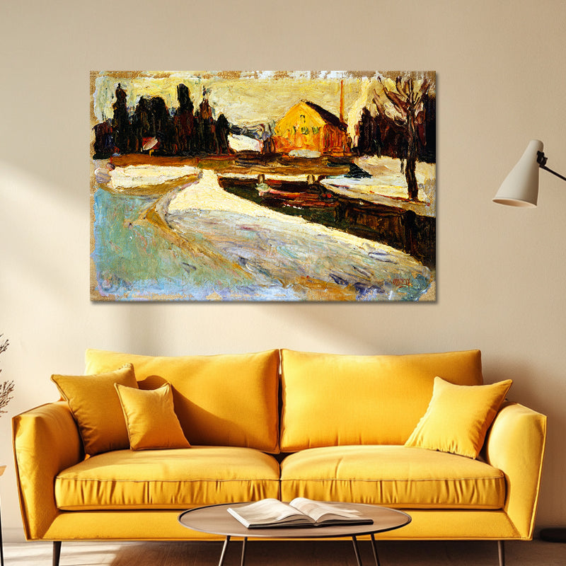 Schwabing, Wintersonne - Kandinsky