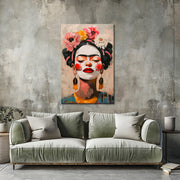 Porträt Frida Kahlo Kunst