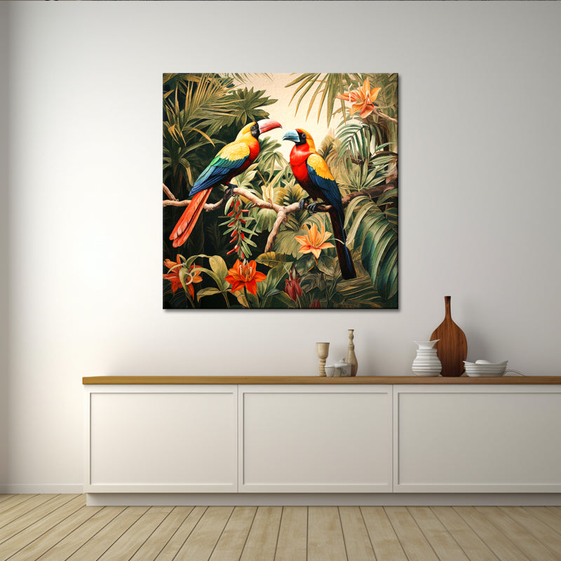 Vogels in Landschap