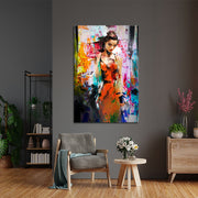 Schilderij mooie vrouw