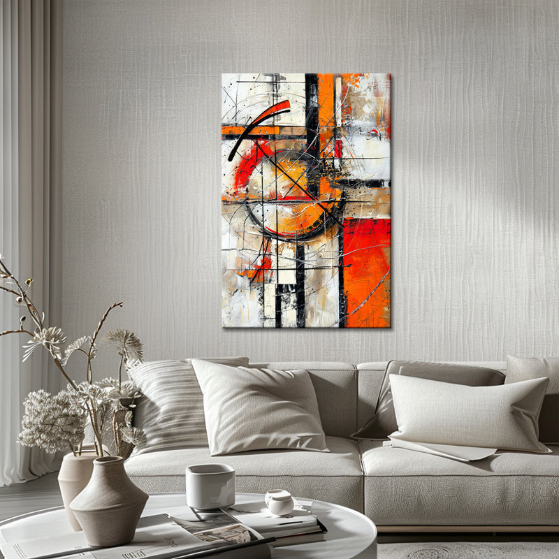 Wanddekoration abstrakt