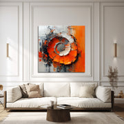 Abstrakter Kreis Orange