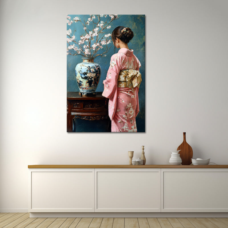 Die japanische Frau Kunst