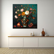 Vintage-Vase mit Blumen