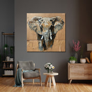 Olifant in sepia