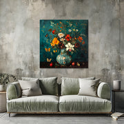 Vintage Vaas met bloemen II