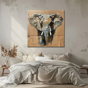Olifant in sepia
