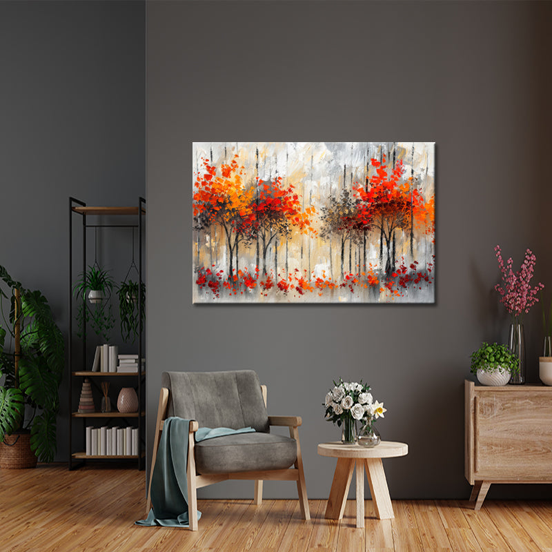 Bomen modern schilderij