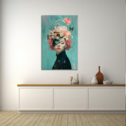 Frau mit Blumen V