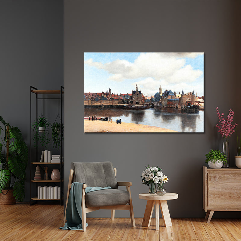 Ansicht von Delft von Vermeer