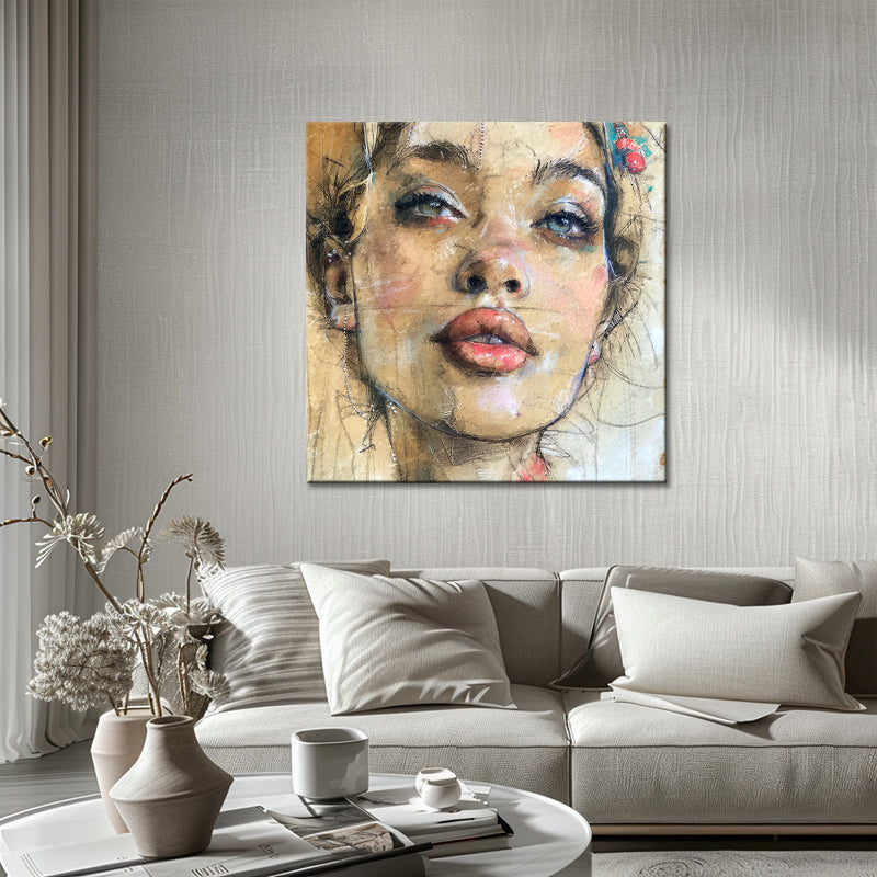 Frauenporträt Kunst