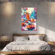 Kopje thee schilderij